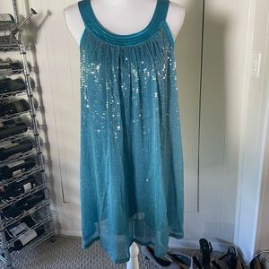 Blue Sequin Betsy Johnson Dress